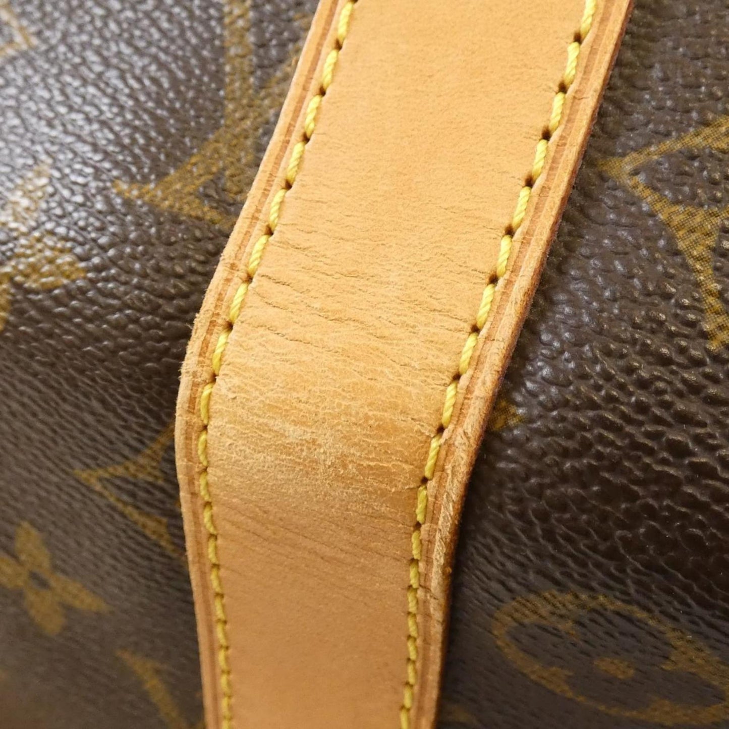 Louis Vuitton Keepall Bandouliere 55, Brown, Canvas, travel
