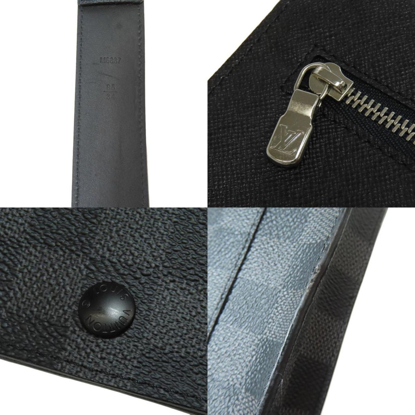Louis Vuitton Bum Bag / Sac Ceinture, Black, Canvas, shoulder