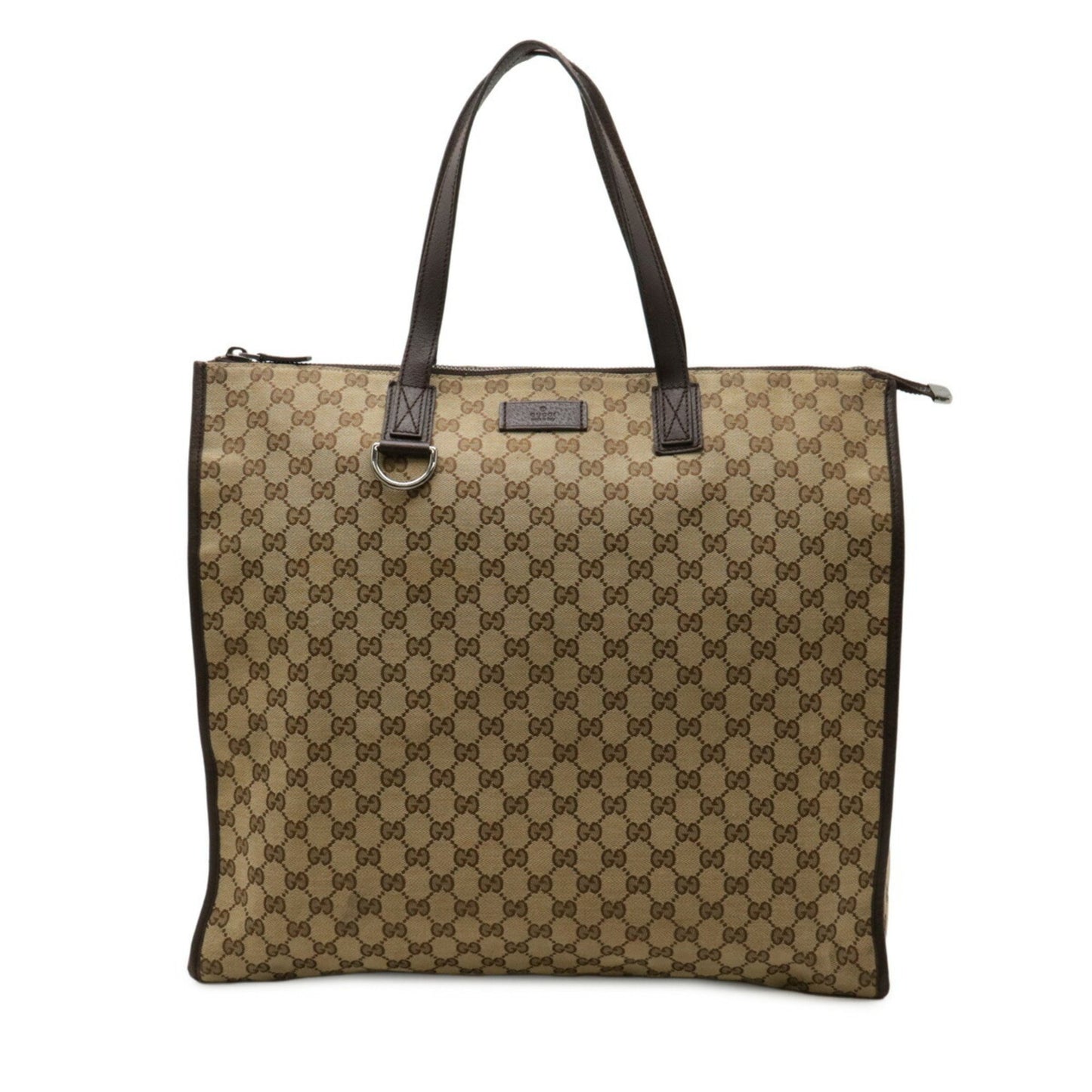 Gucci GG canvas, Brown, Canvas, tote