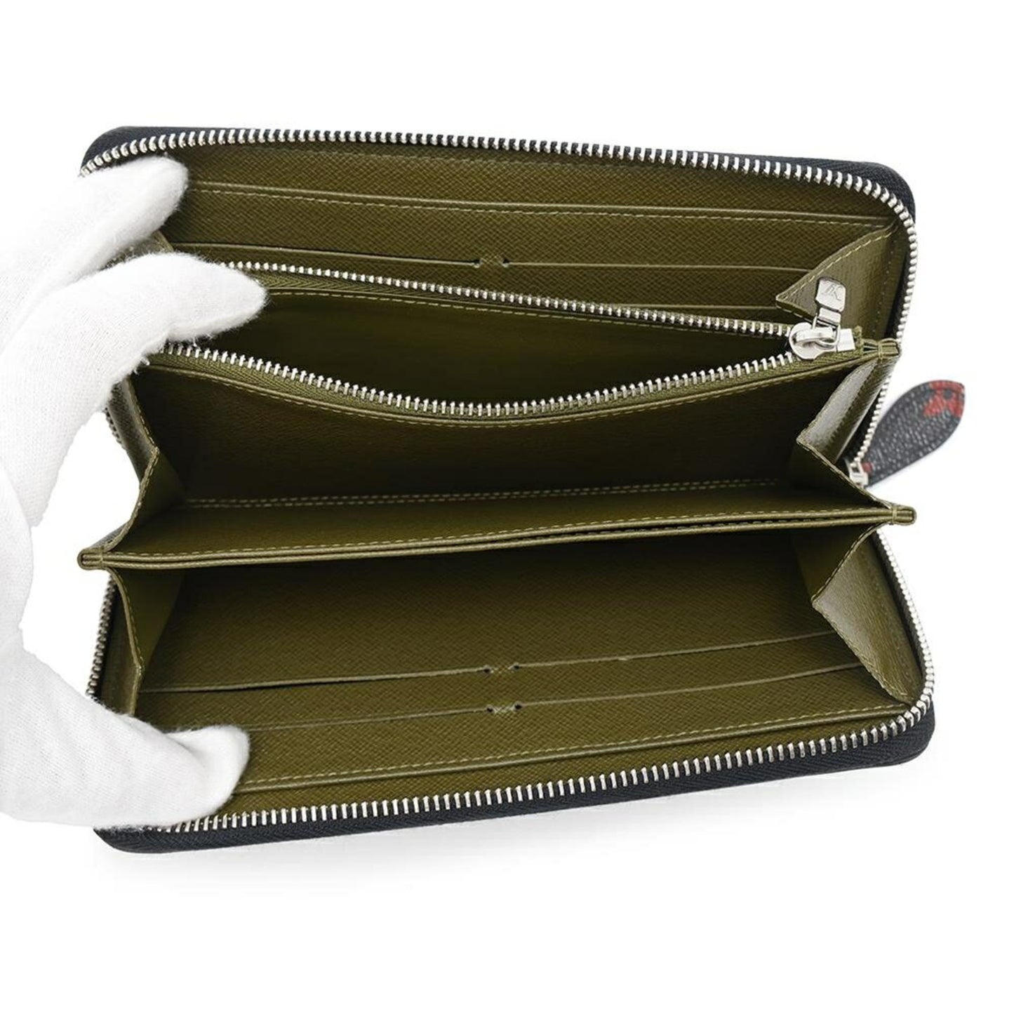 Louis Vuitton Monogram, Black, Canvas, wallet
