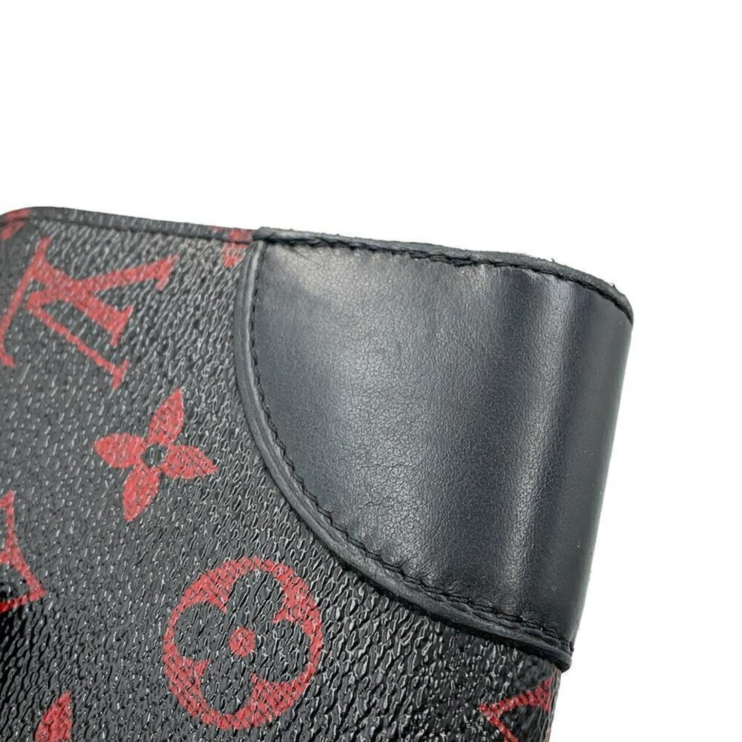 Louis Vuitton Monogram, Black, Canvas, wallet