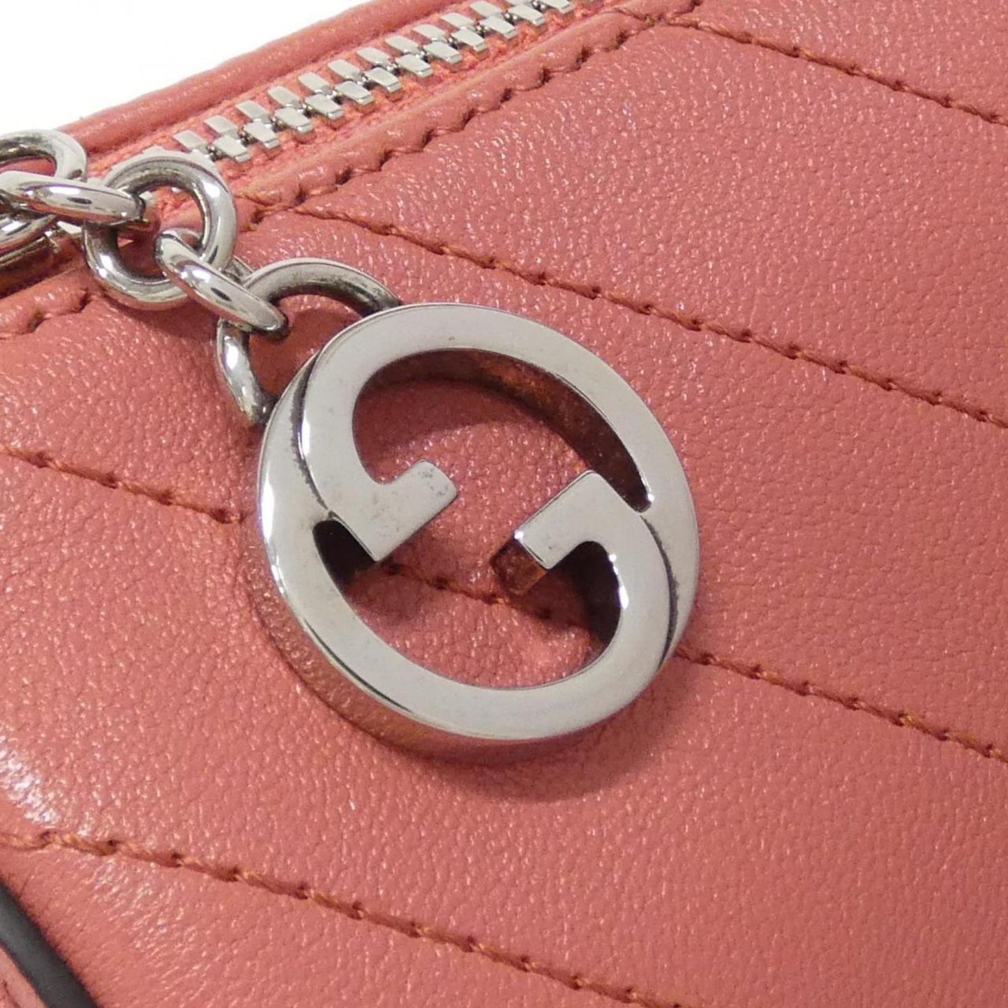 Gucci Interlocking G, Pink, Leather, shoulder