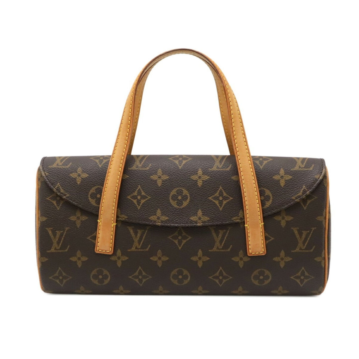 Louis Vuitton Sonatine, Brown, Canvas, handbag