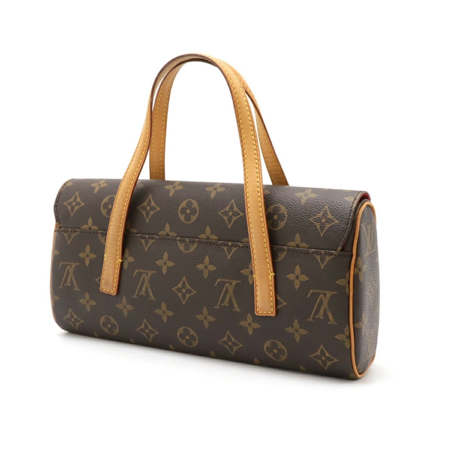 Louis Vuitton Sonatine, Brown, Canvas, handbag