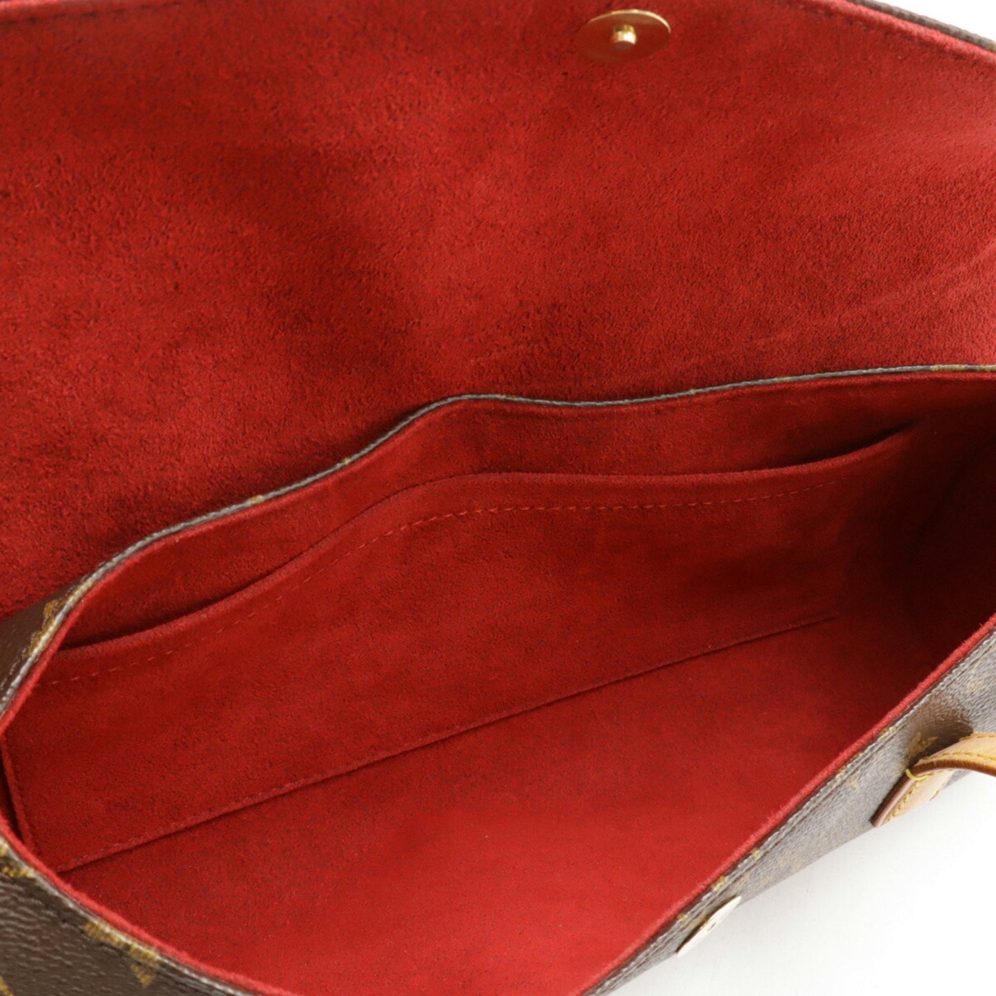 Louis Vuitton Sonatine, Brown, Canvas, handbag