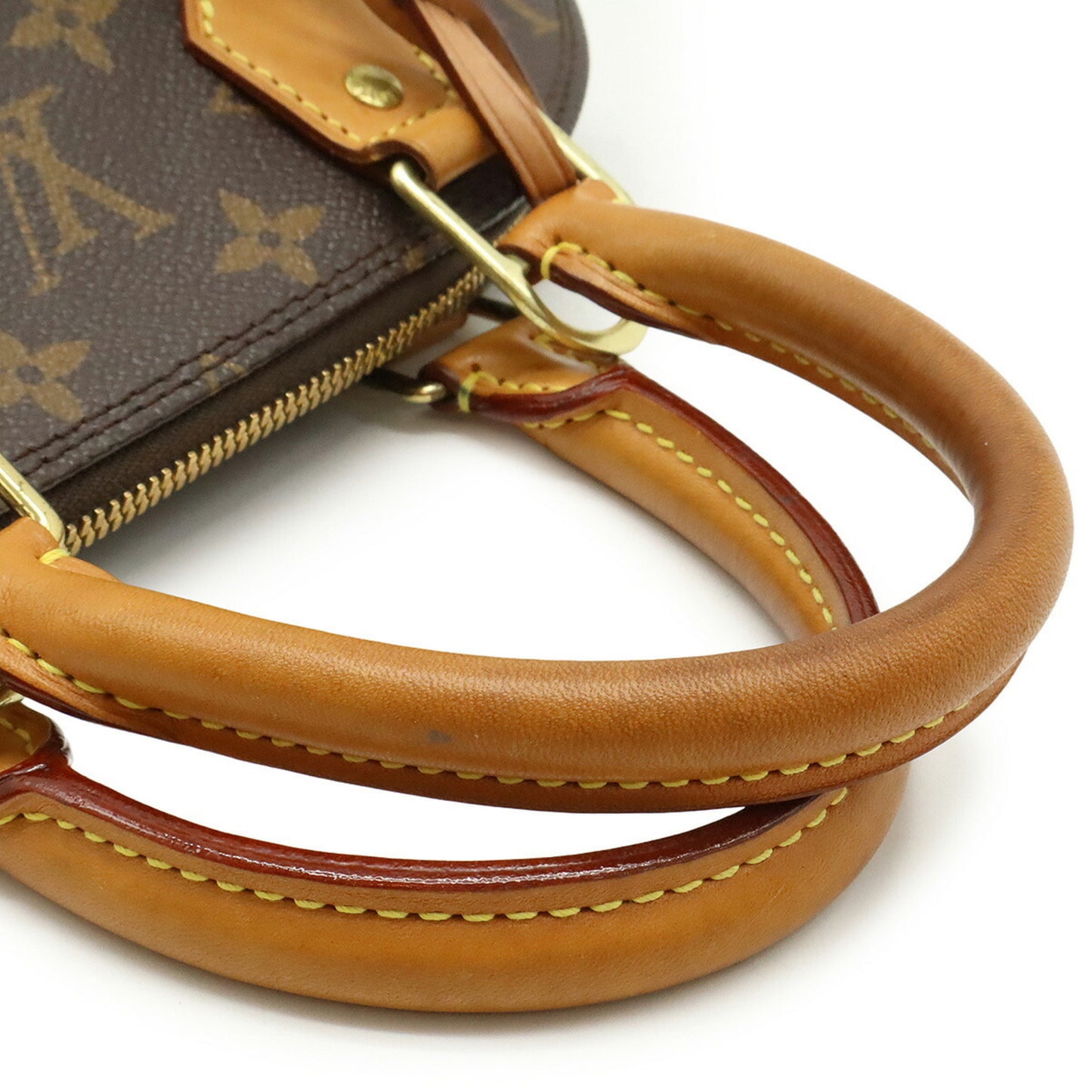 Louis Vuitton Alma BB, Brown, Canvas, handbag