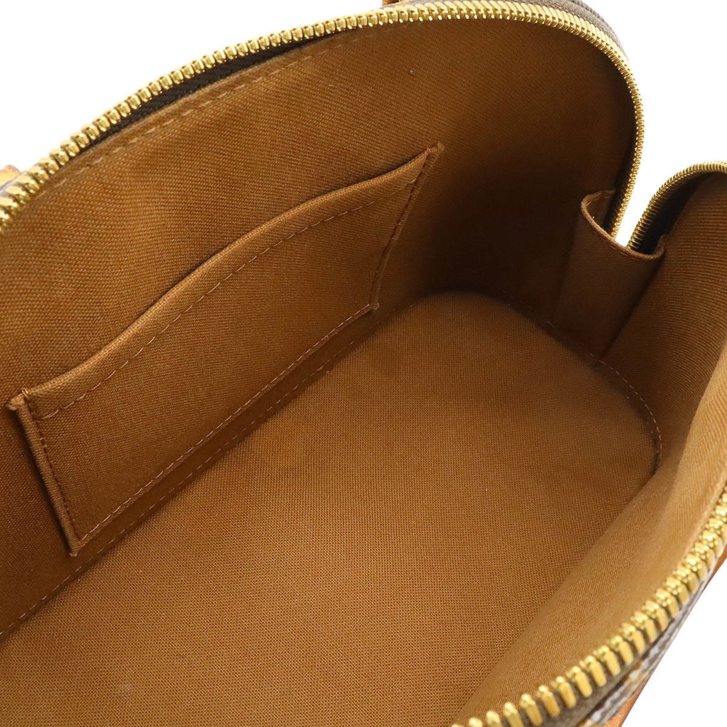 Louis Vuitton Alma BB, Brown, Canvas, handbag