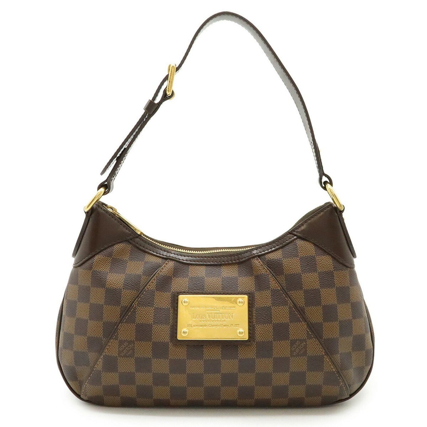 Louis Vuitton Thames, Brown, Canvas, shoulder