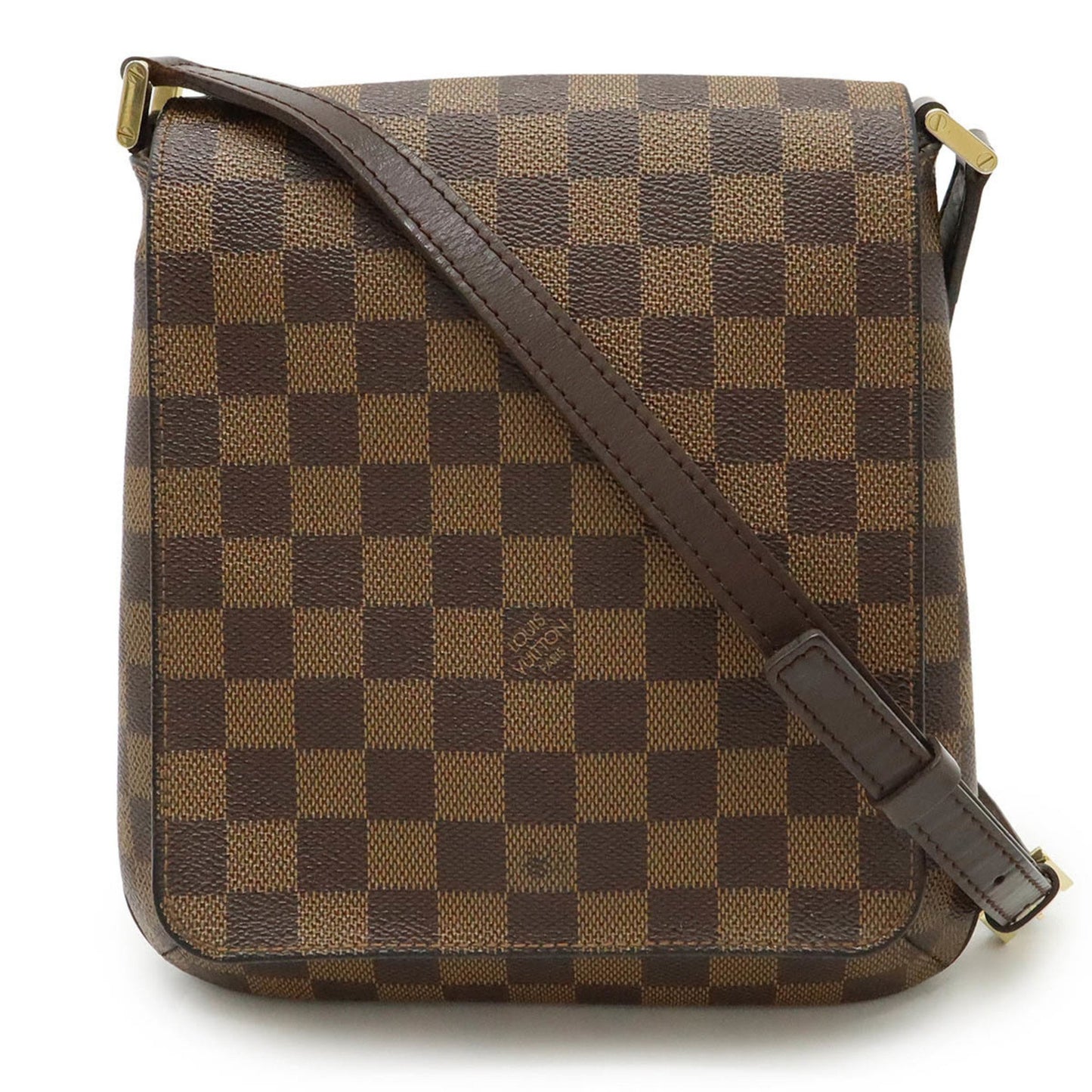 Louis Vuitton Musette Salsa, Brown, Canvas, shoulder