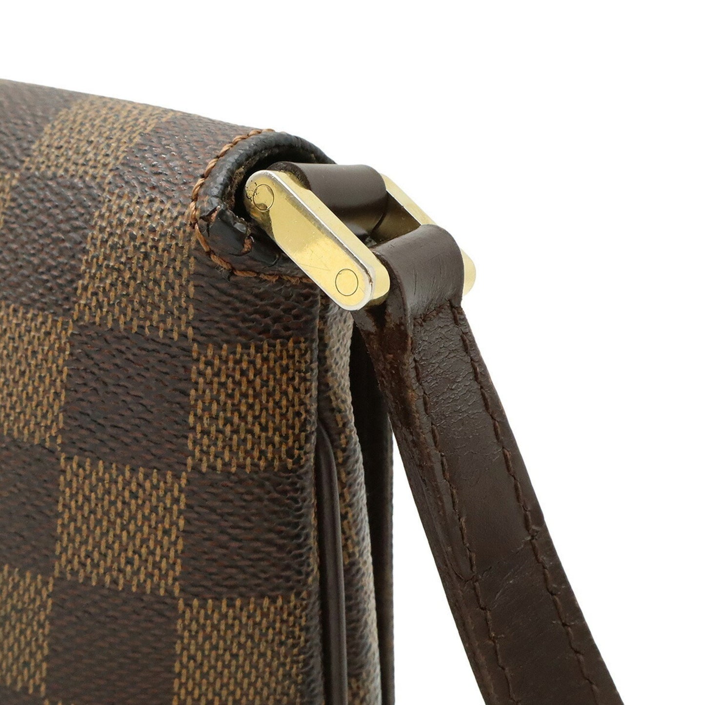 Louis Vuitton Musette Salsa, Brown, Canvas, shoulder
