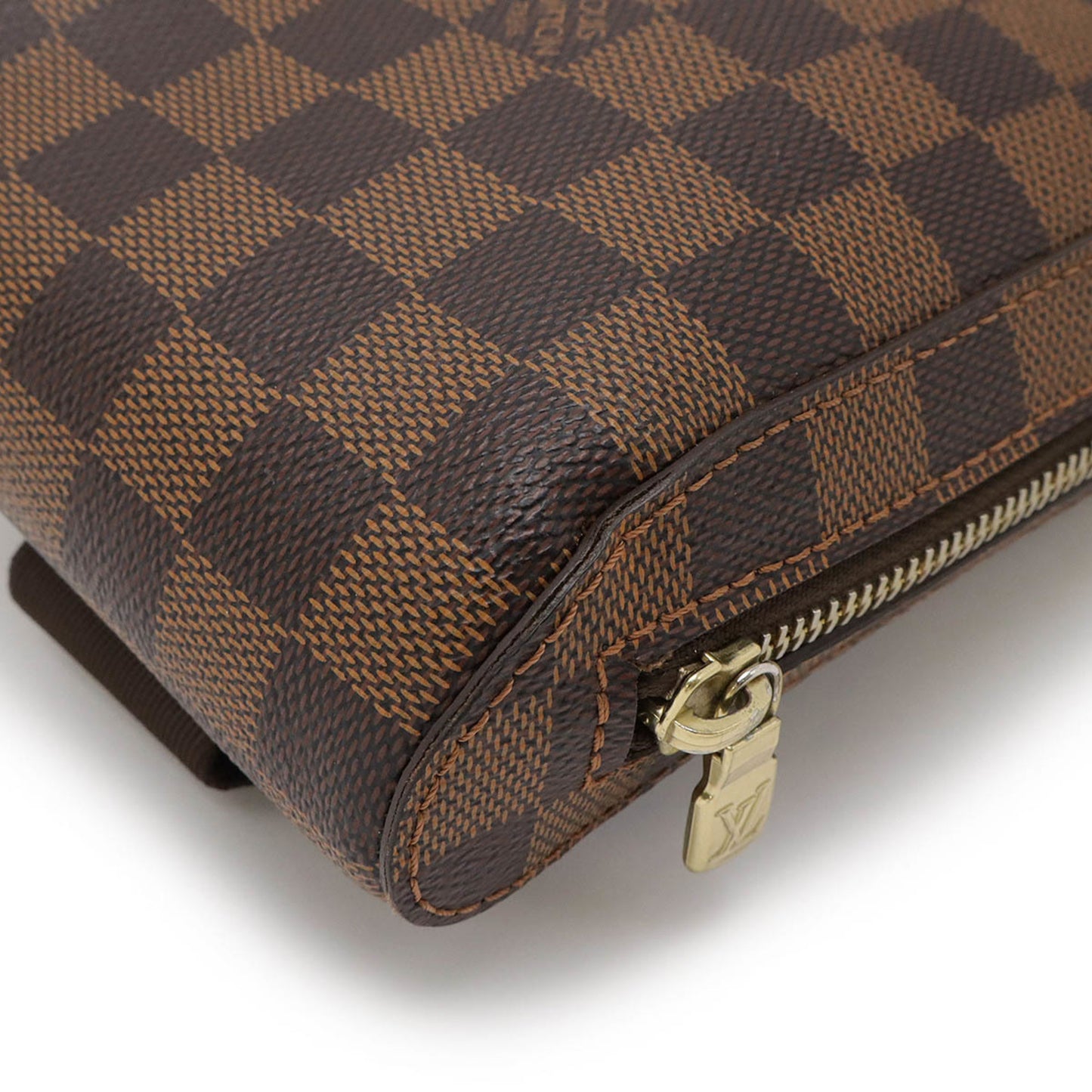 Louis Vuitton Geronimos, Brown, Canvas, shoulder