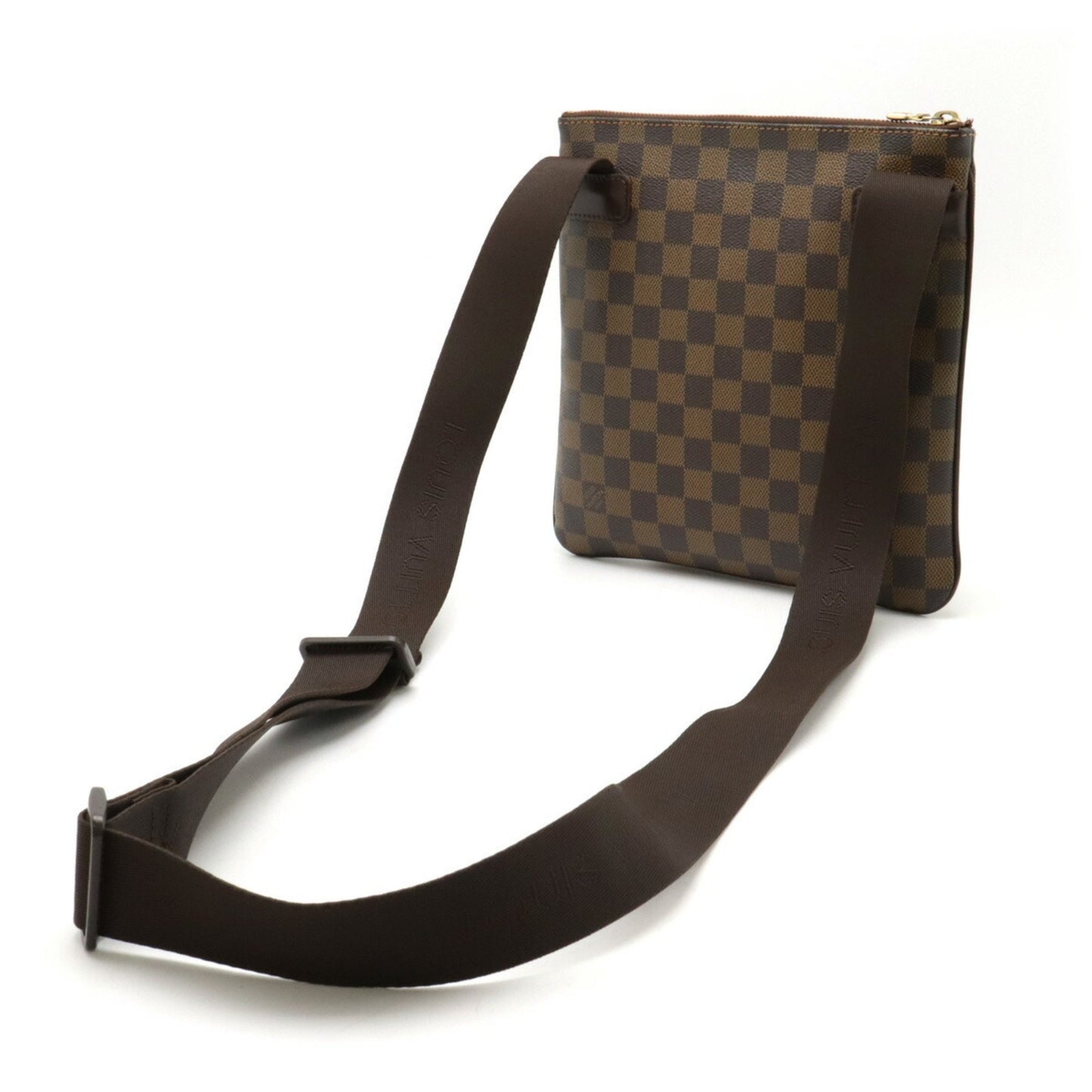 Louis Vuitton Melville, Brown, Canvas, clutch