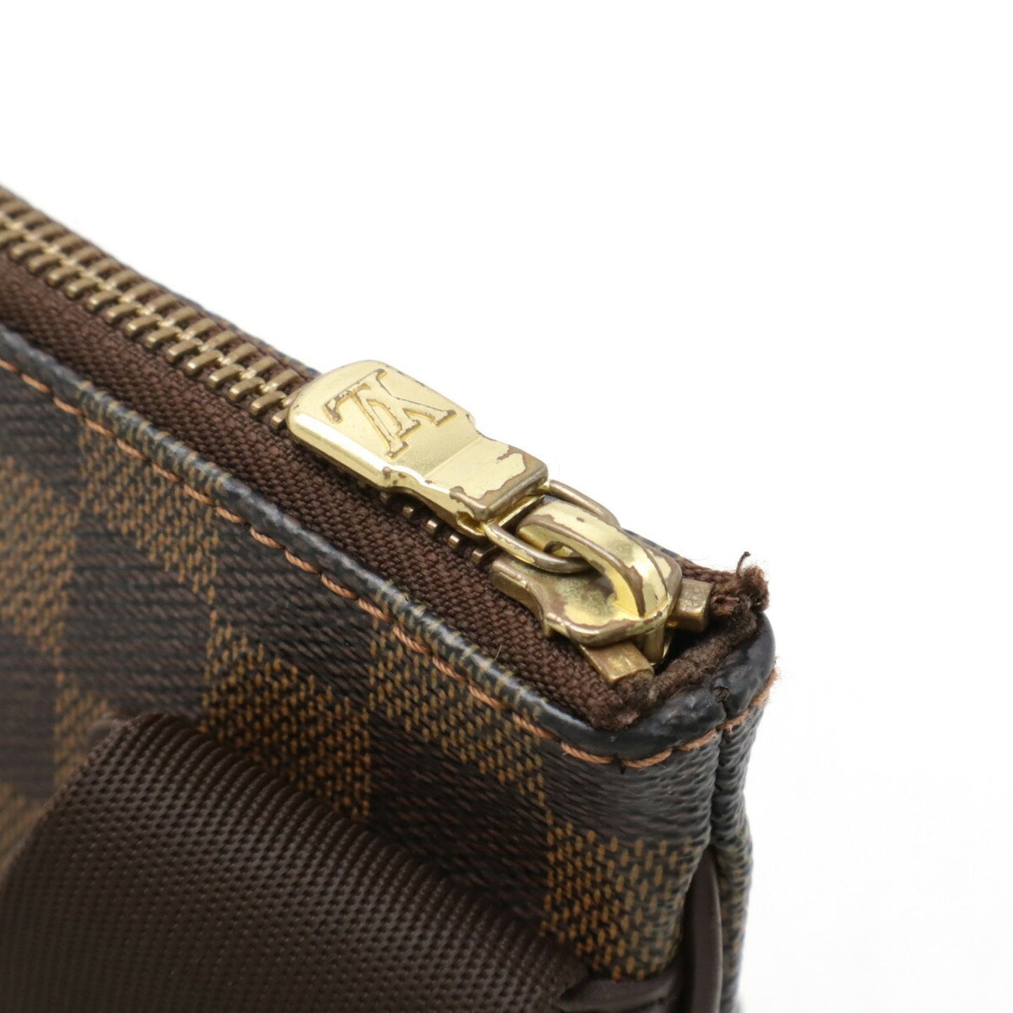 Louis Vuitton Melville, Brown, Canvas, clutch