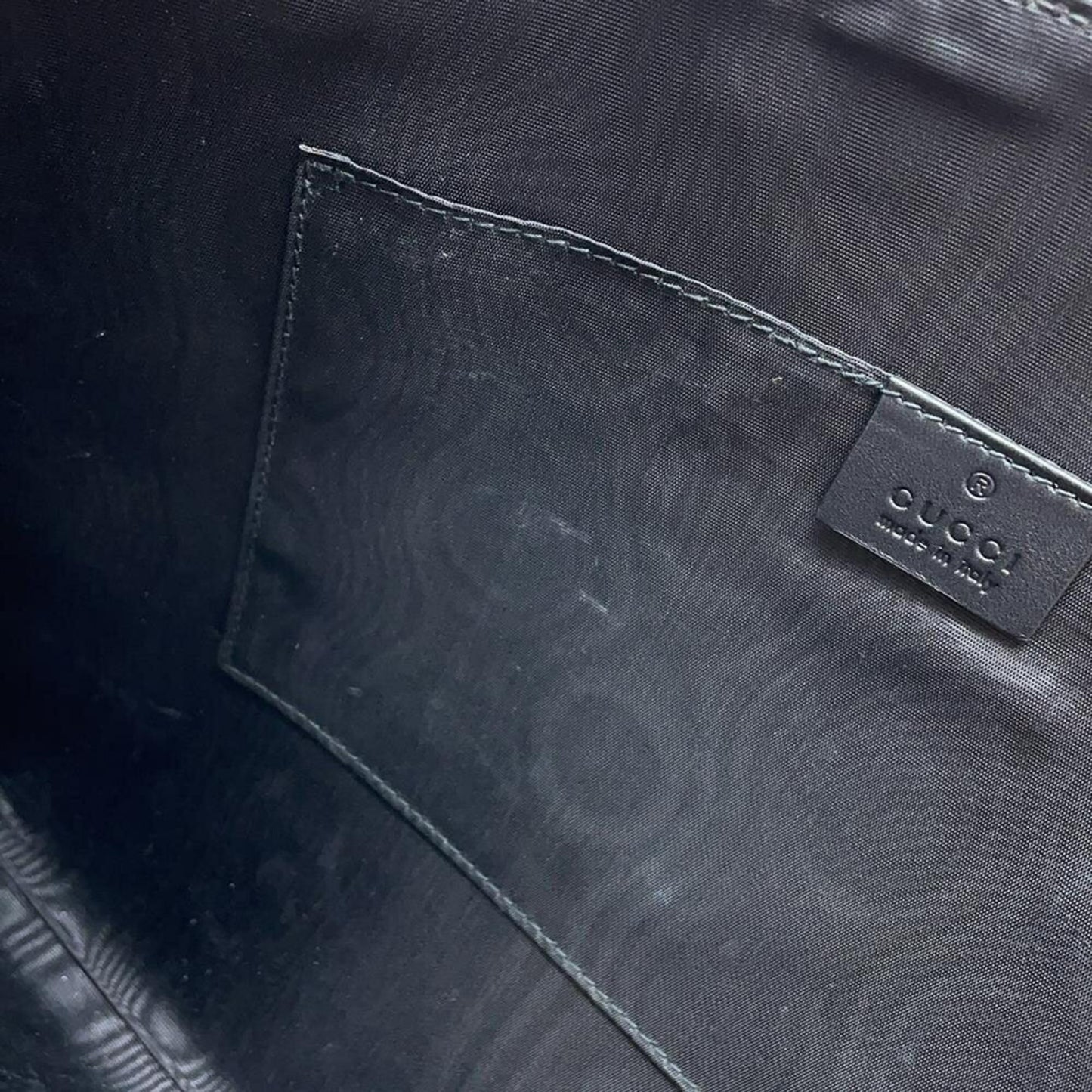 Gucci, Black, Leather, clutch