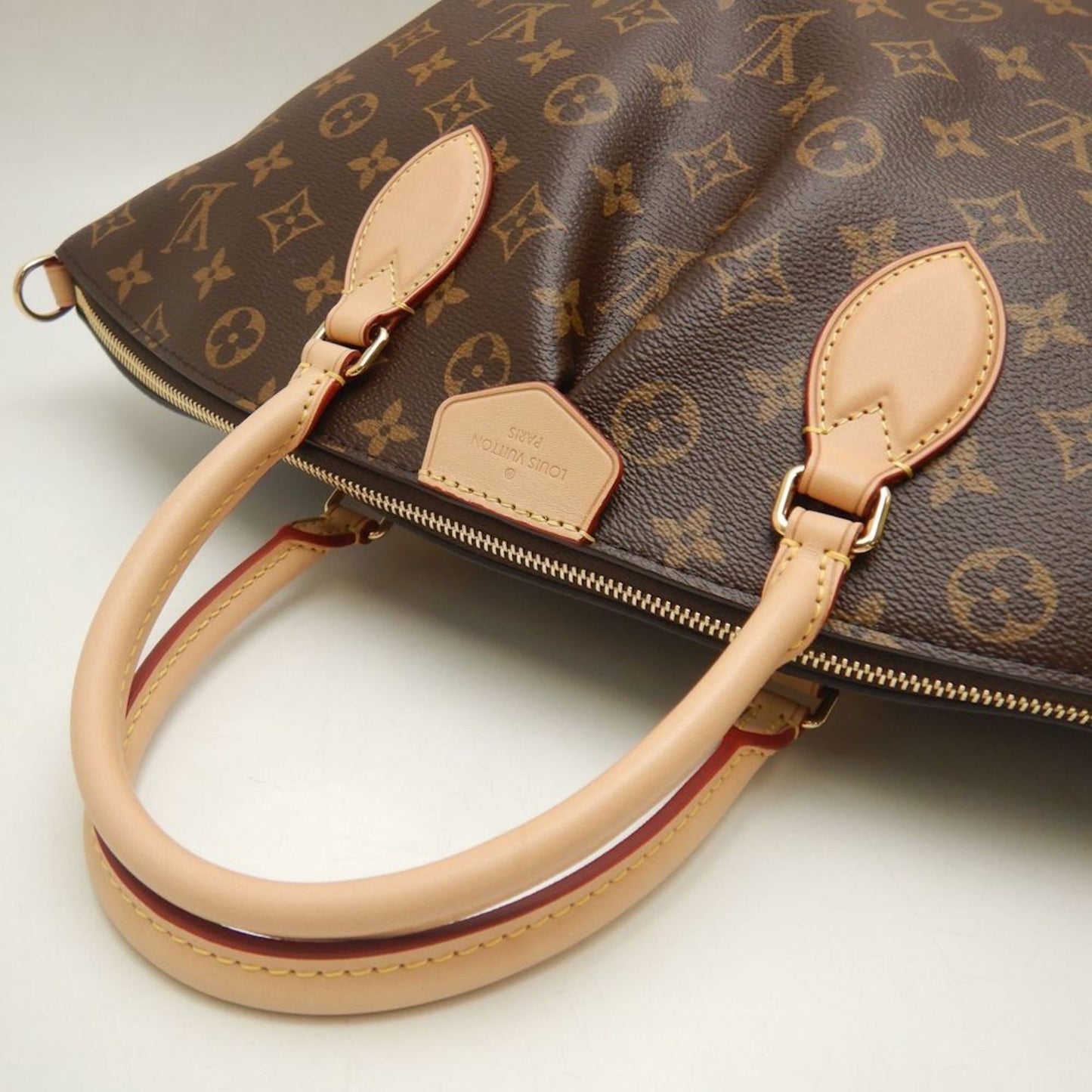 Louis Vuitton Boetie, Brown, Canvas, tote
