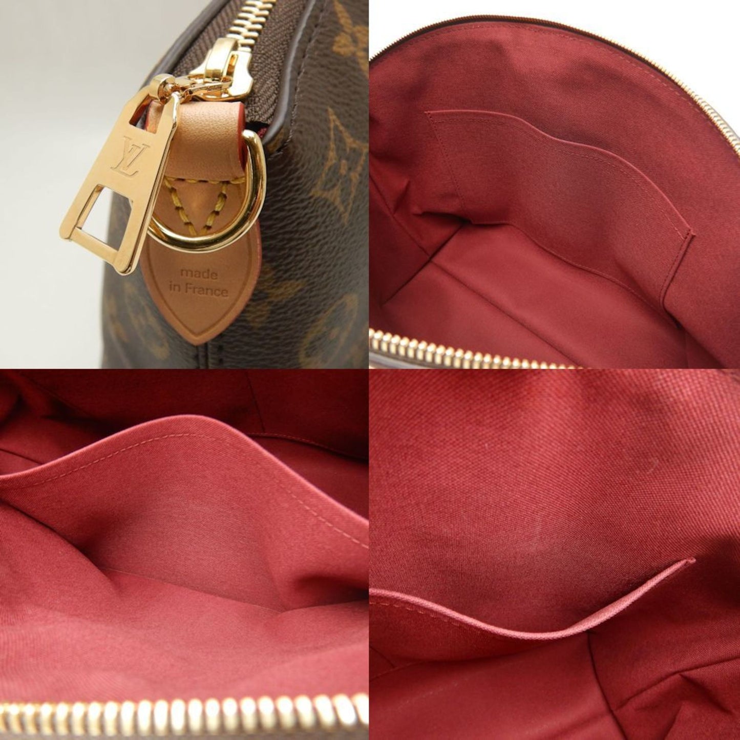 Louis Vuitton Boetie, Brown, Canvas, tote
