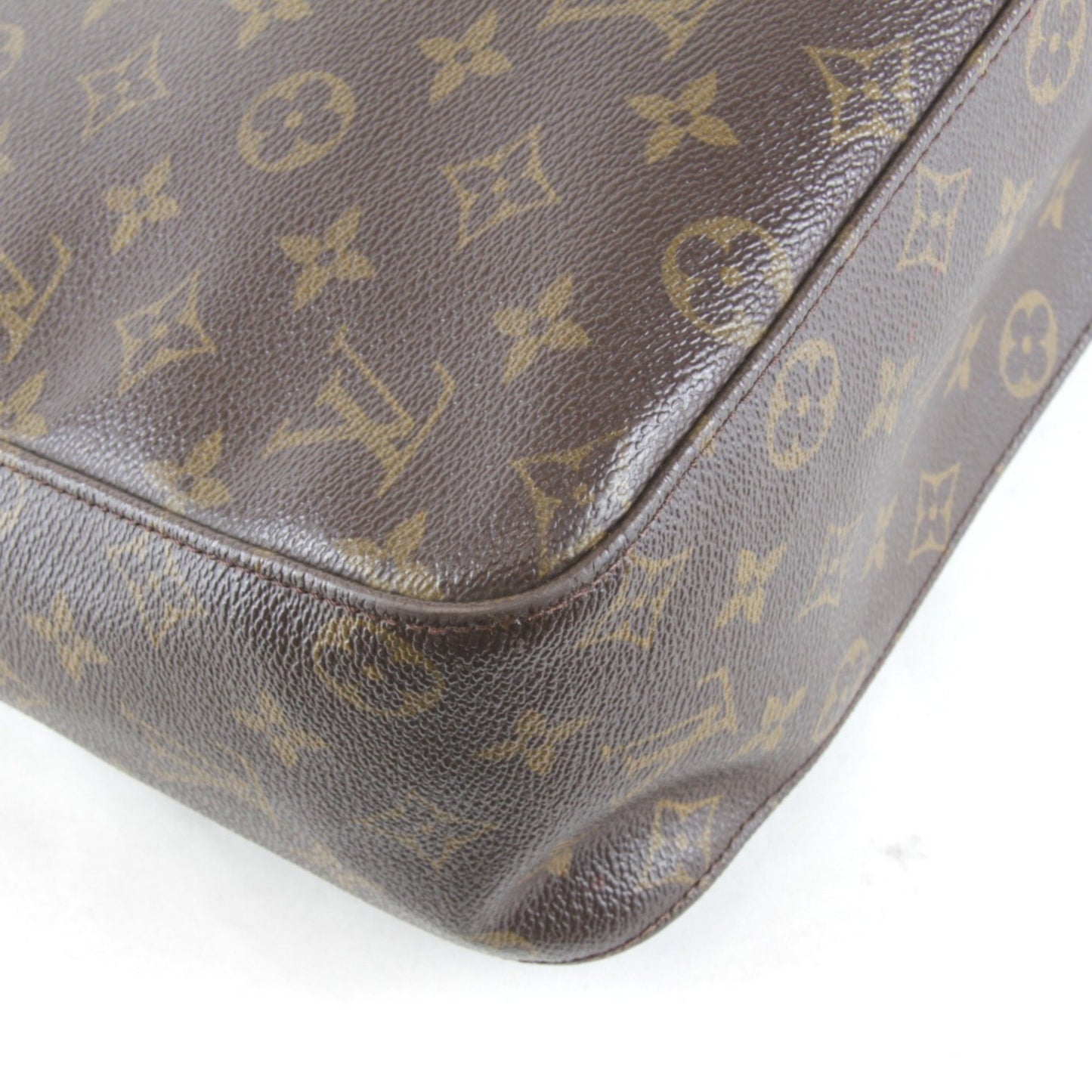 Louis Vuitton Looping GM, Brown, Canvas, shoulder