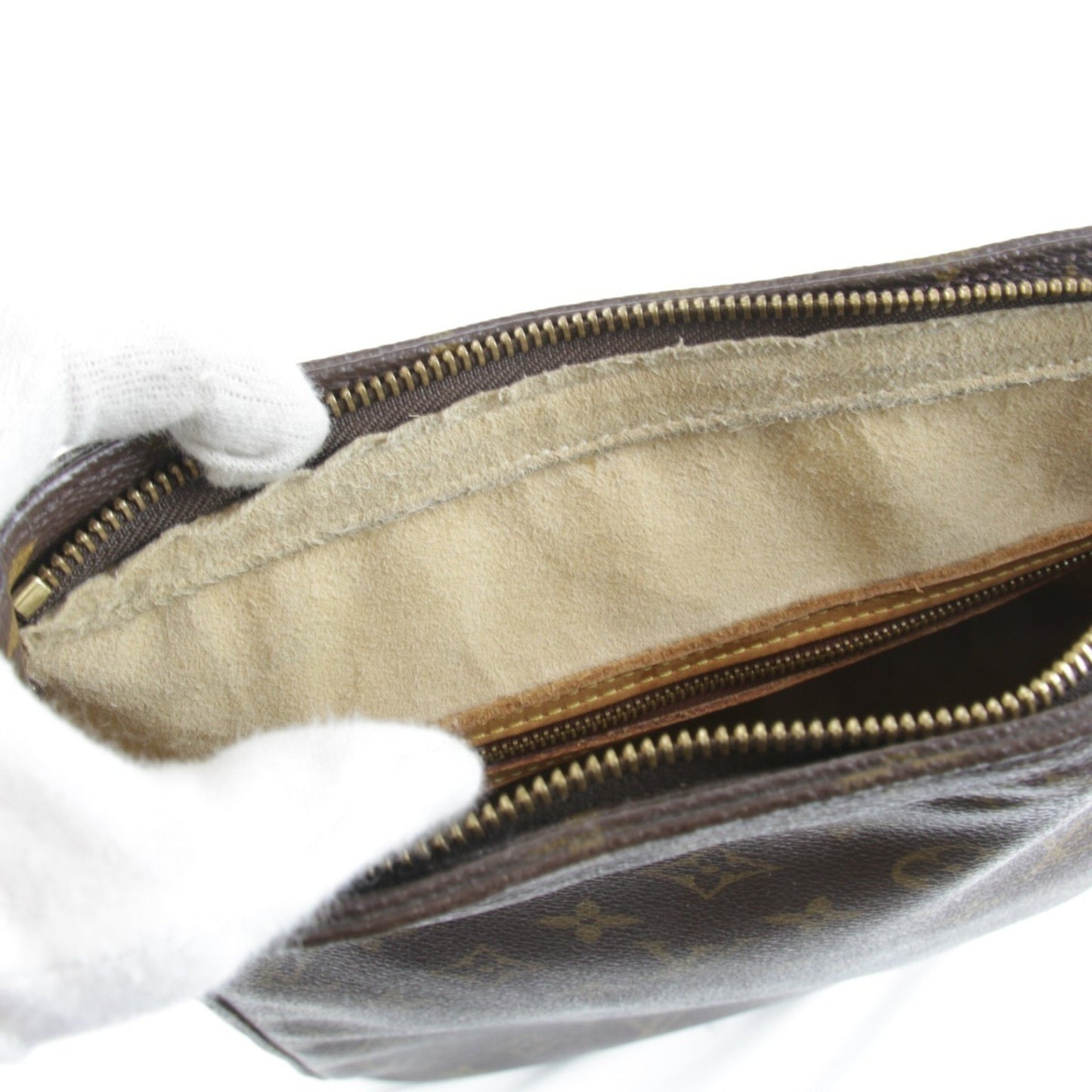 Louis Vuitton Looping GM, Brown, Canvas, shoulder