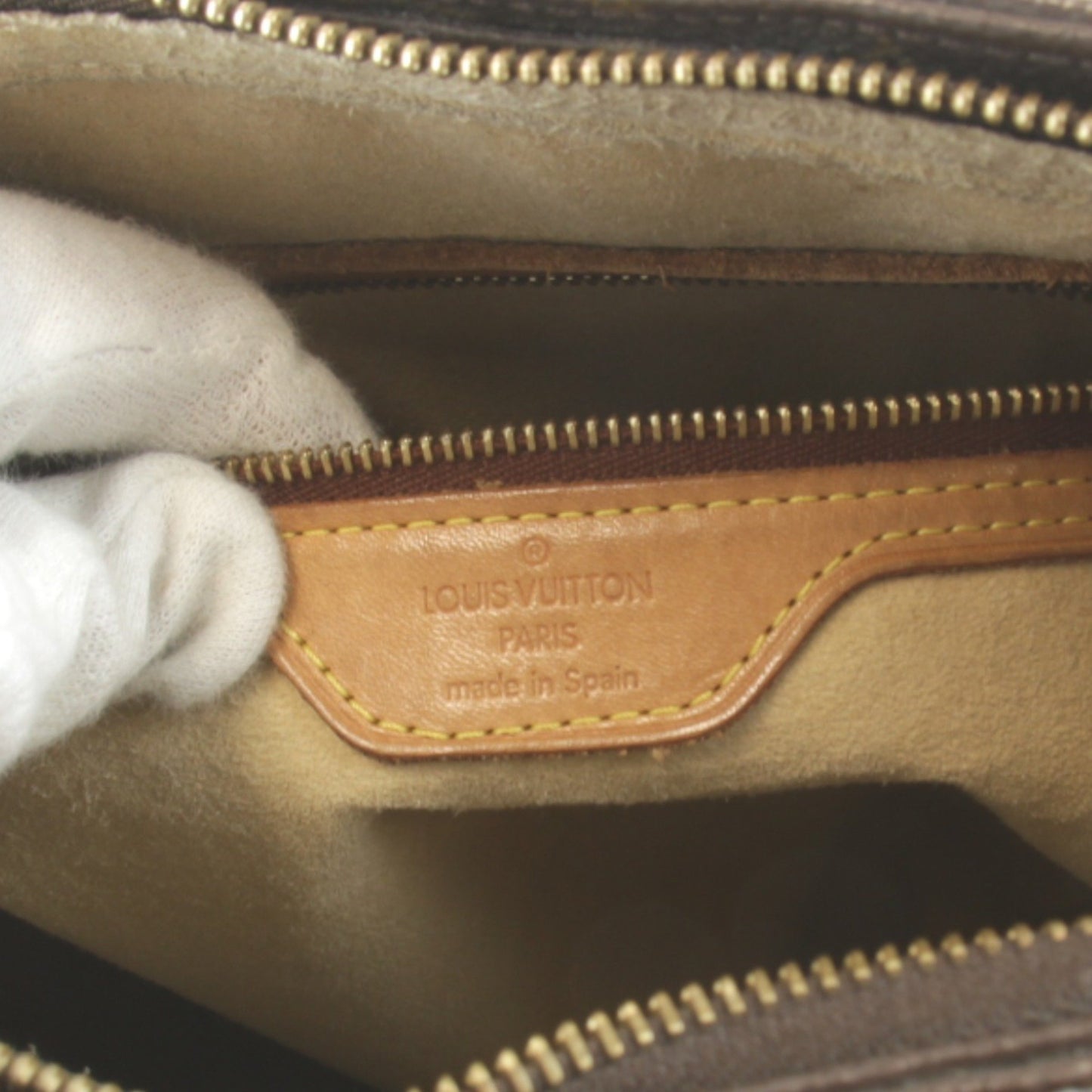 Louis Vuitton Looping GM, Brown, Canvas, shoulder
