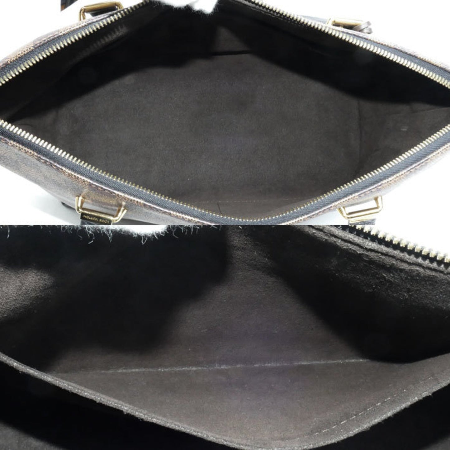 Louis Vuitton Hyde Park, Brown, Canvas, shoulder