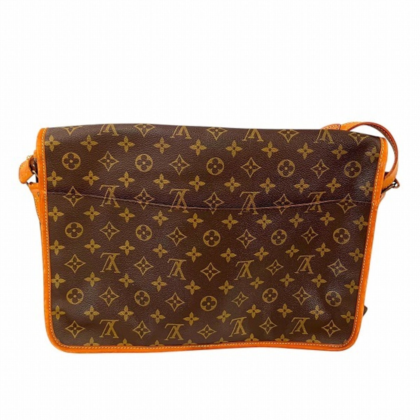 Louis Vuitton Gibecière, Brown, Canvas, shoulder