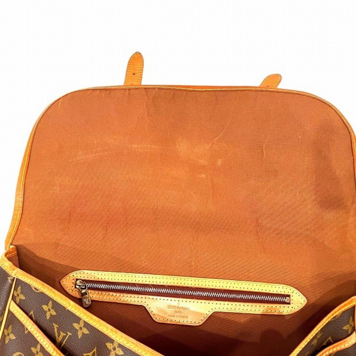 Louis Vuitton Gibecière, Brown, Canvas, shoulder