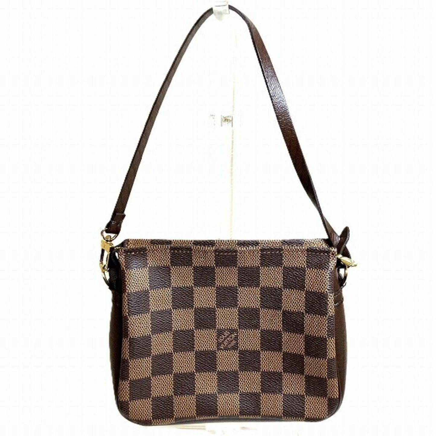 Louis Vuitton Trousse makeup, Brown, Canvas, clutch