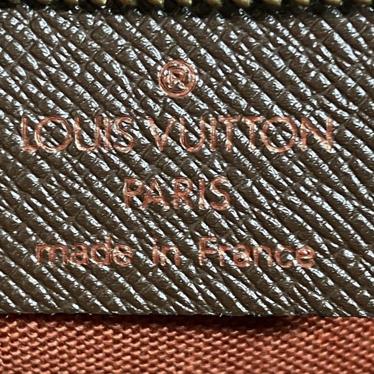 Louis Vuitton Trousse makeup, Brown, Canvas, clutch