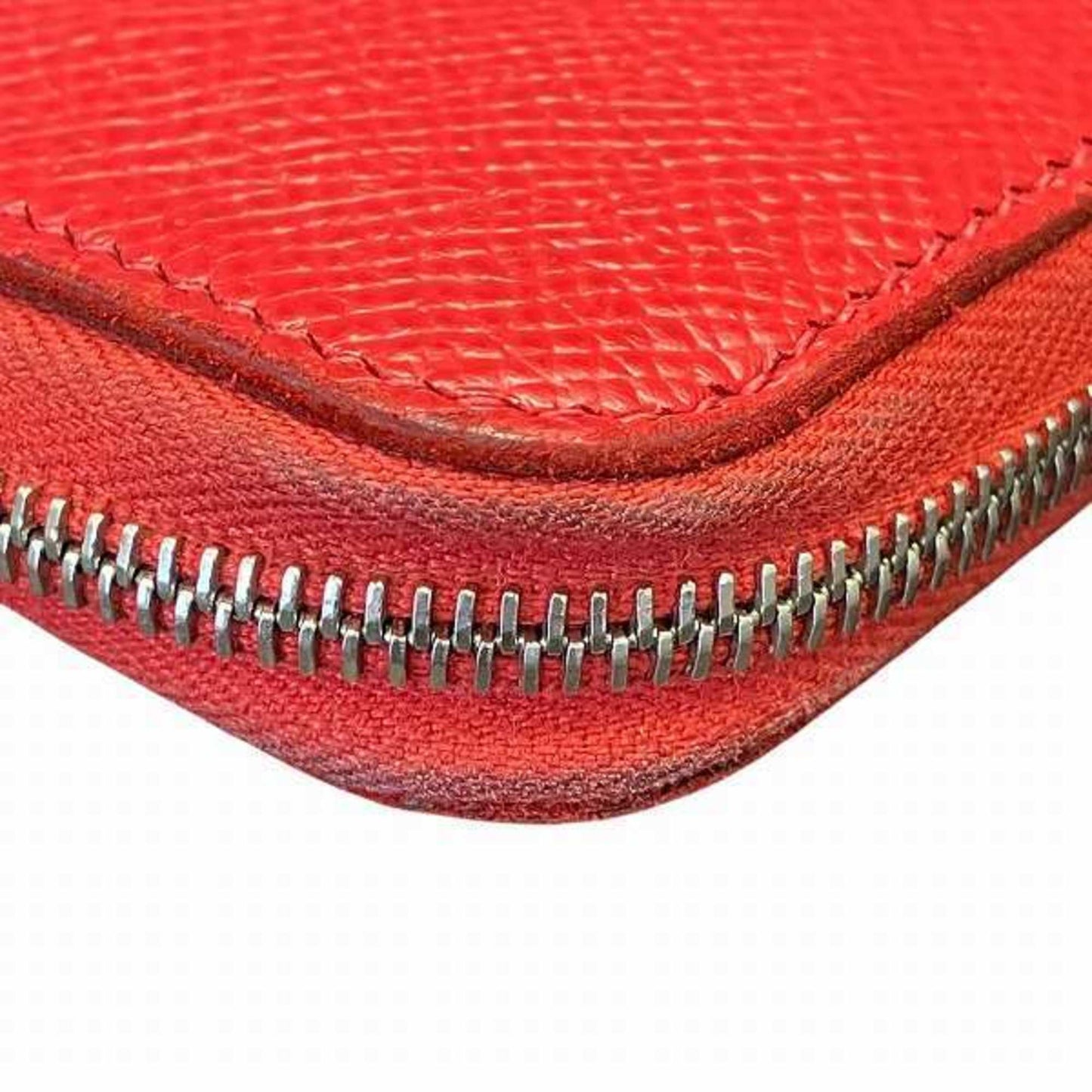 Hermès Azap, Red, Leather, wallet