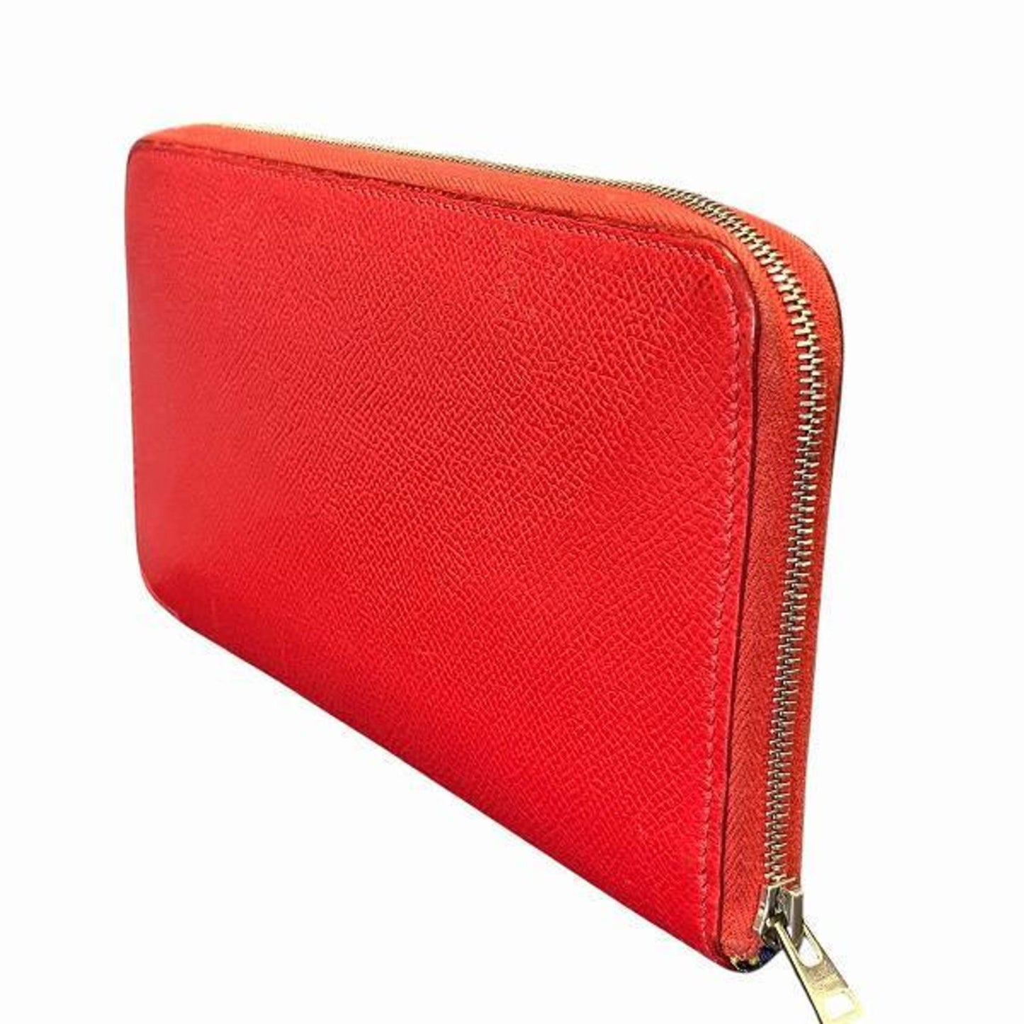 Hermès Azap, Red, Leather, wallet