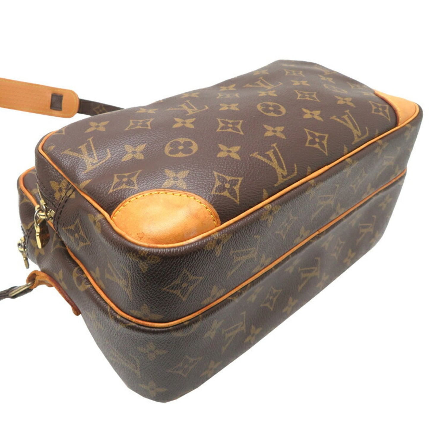 Louis Vuitton Nile, Brown, Canvas, shoulder