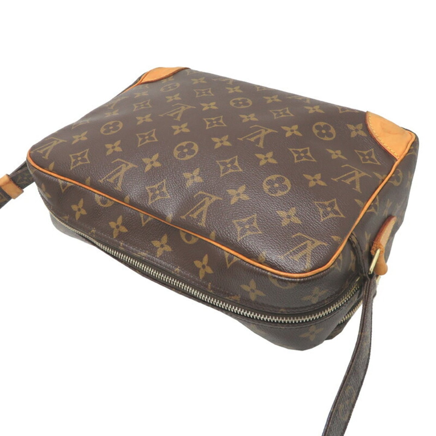 Louis Vuitton Nile, Brown, Canvas, shoulder