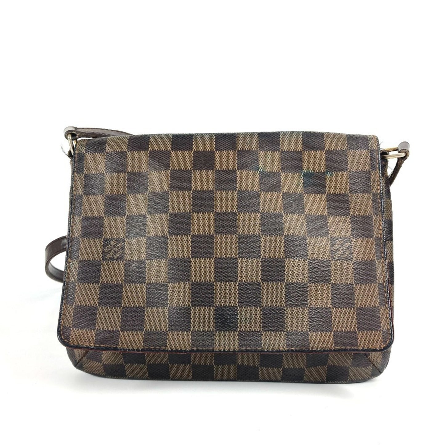 Louis Vuitton Musette Tango, Brown, Canvas, shoulder