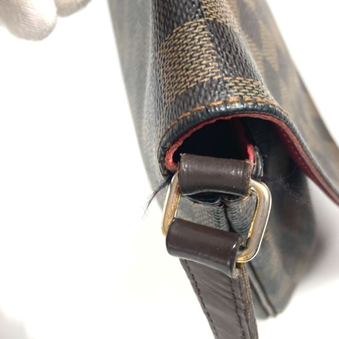 Louis Vuitton Musette Tango, Brown, Canvas, shoulder