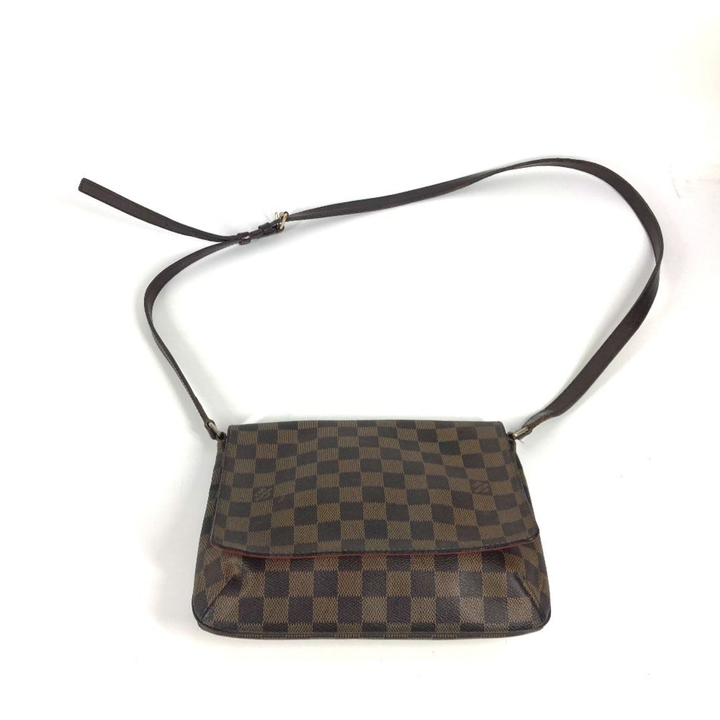 Louis Vuitton Musette Tango, Brown, Canvas, shoulder