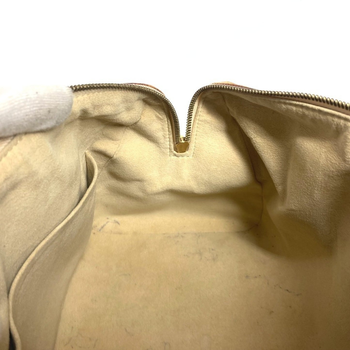 Louis Vuitton Berkeley, White, Canvas, handbag