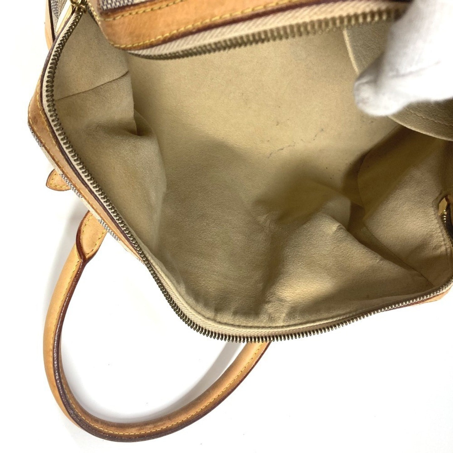 Louis Vuitton Berkeley, White, Canvas, handbag