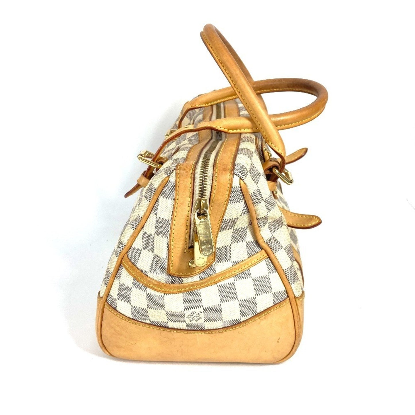 Louis Vuitton Berkeley, White, Canvas, handbag