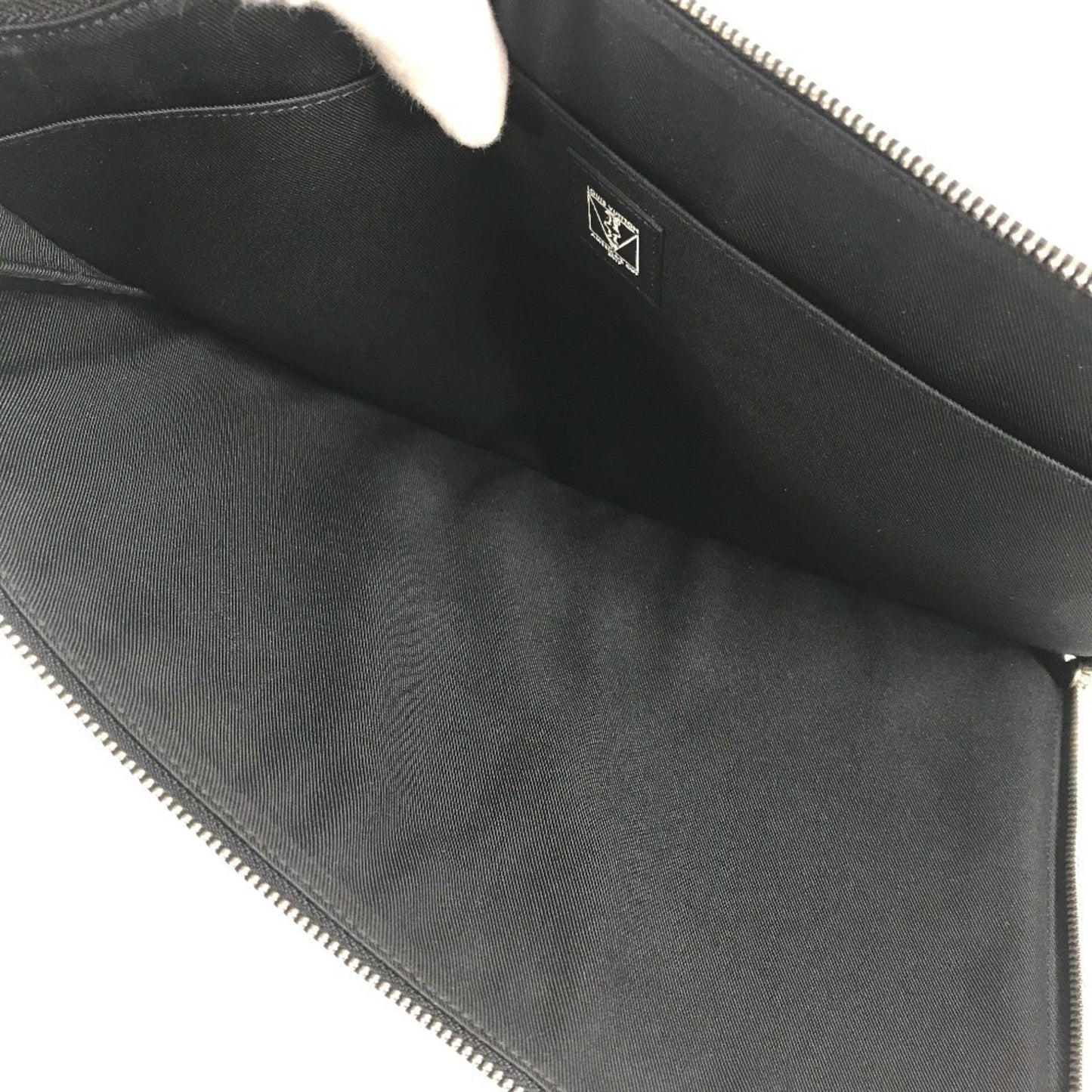 Louis Vuitton Pochette Jour Gm, Black, Canvas, clutch