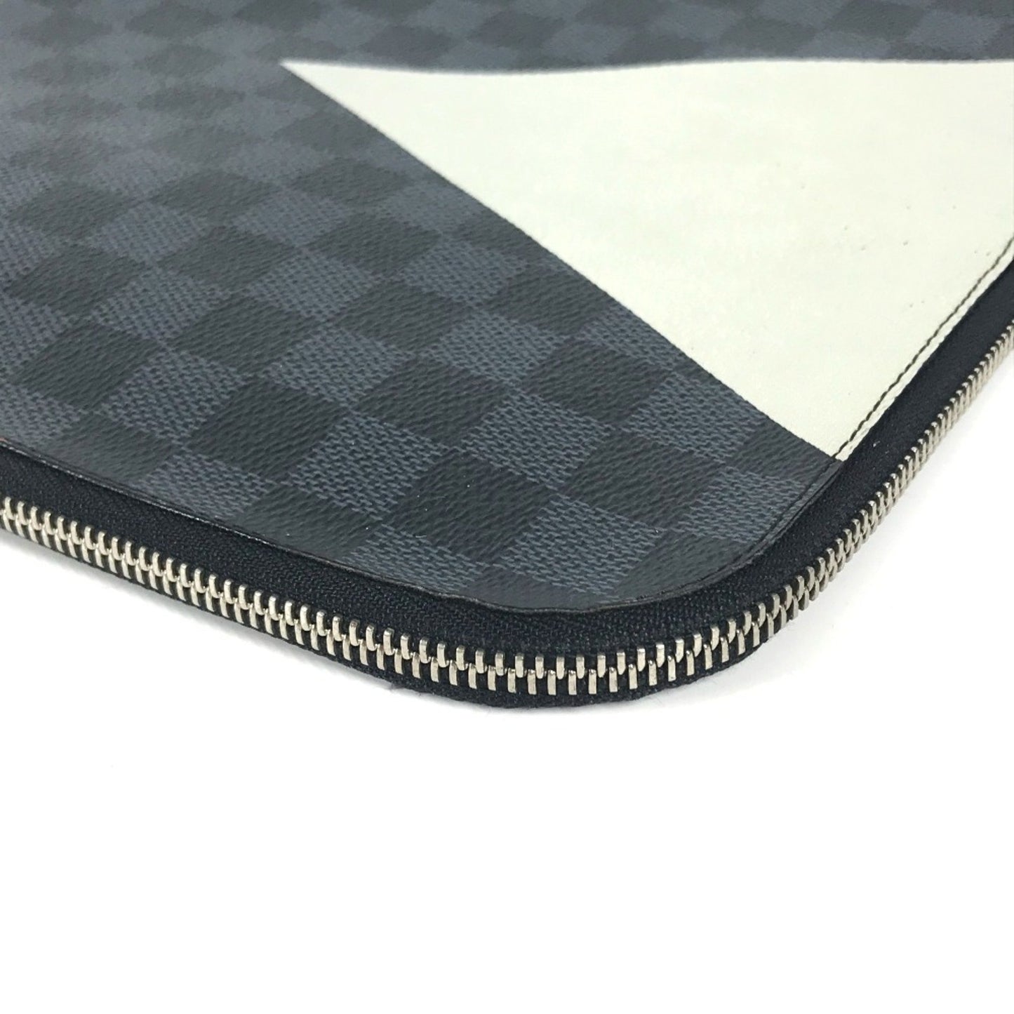 Louis Vuitton Pochette Jour Gm, Black, Canvas, clutch