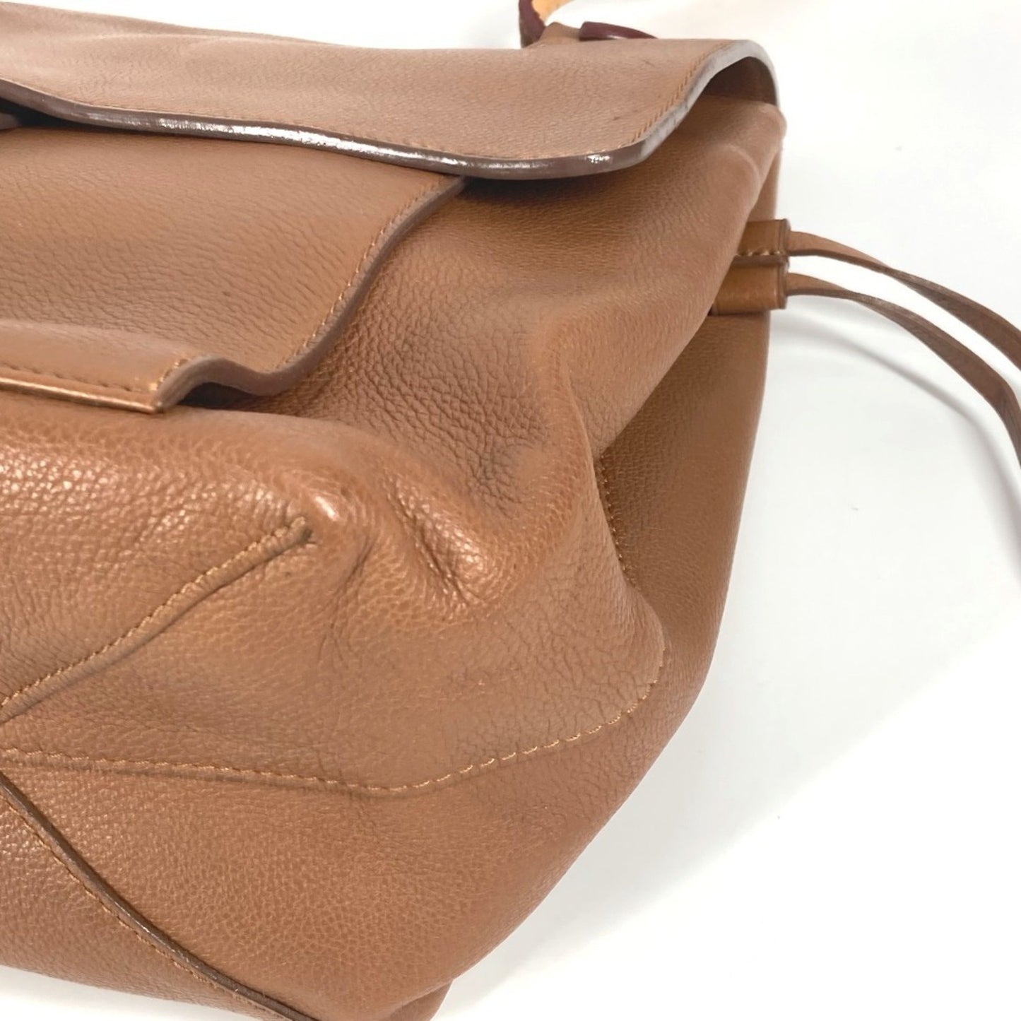Louis Vuitton Lockme, Brown, Leather, tote