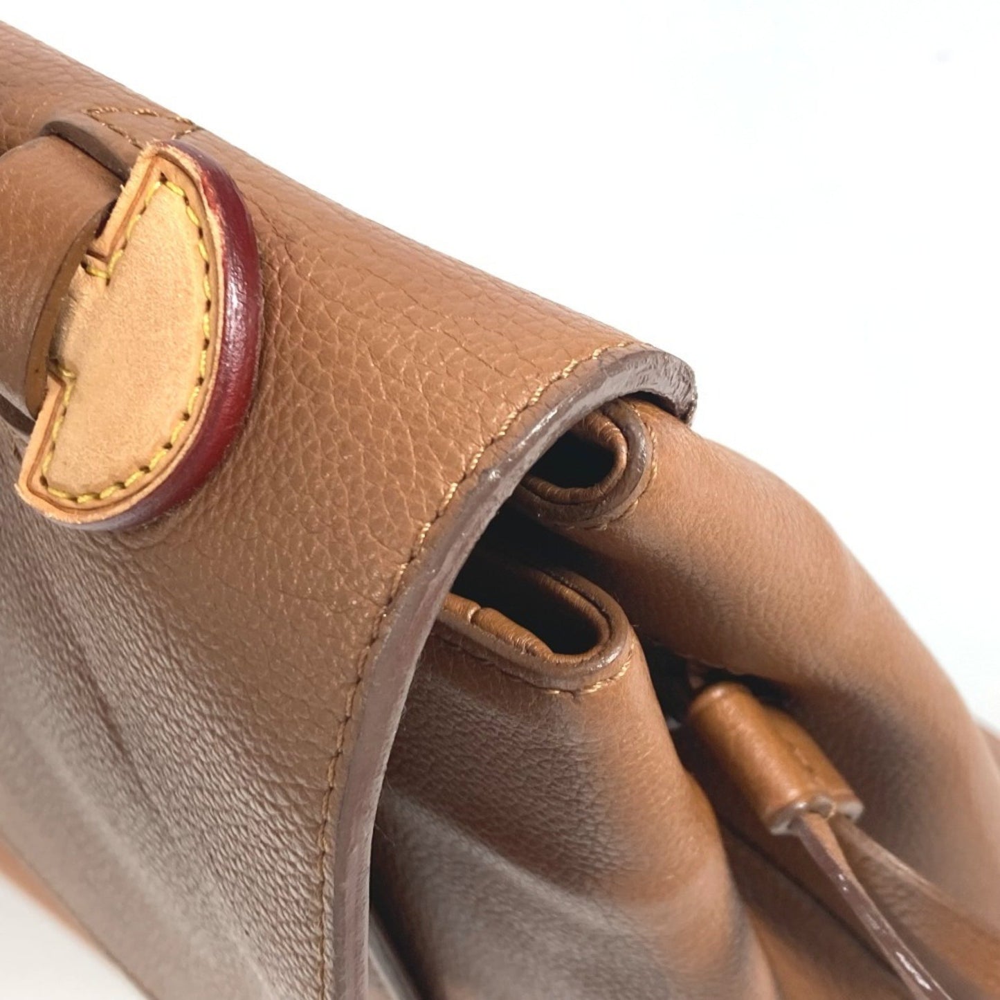 Louis Vuitton Lockme, Brown, Leather, tote
