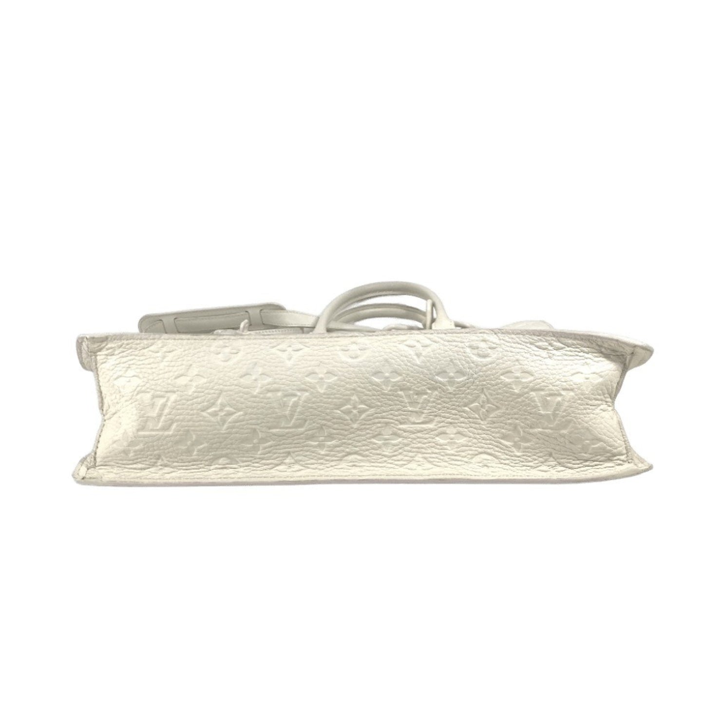 Louis Vuitton Plat, White, Leather, tote