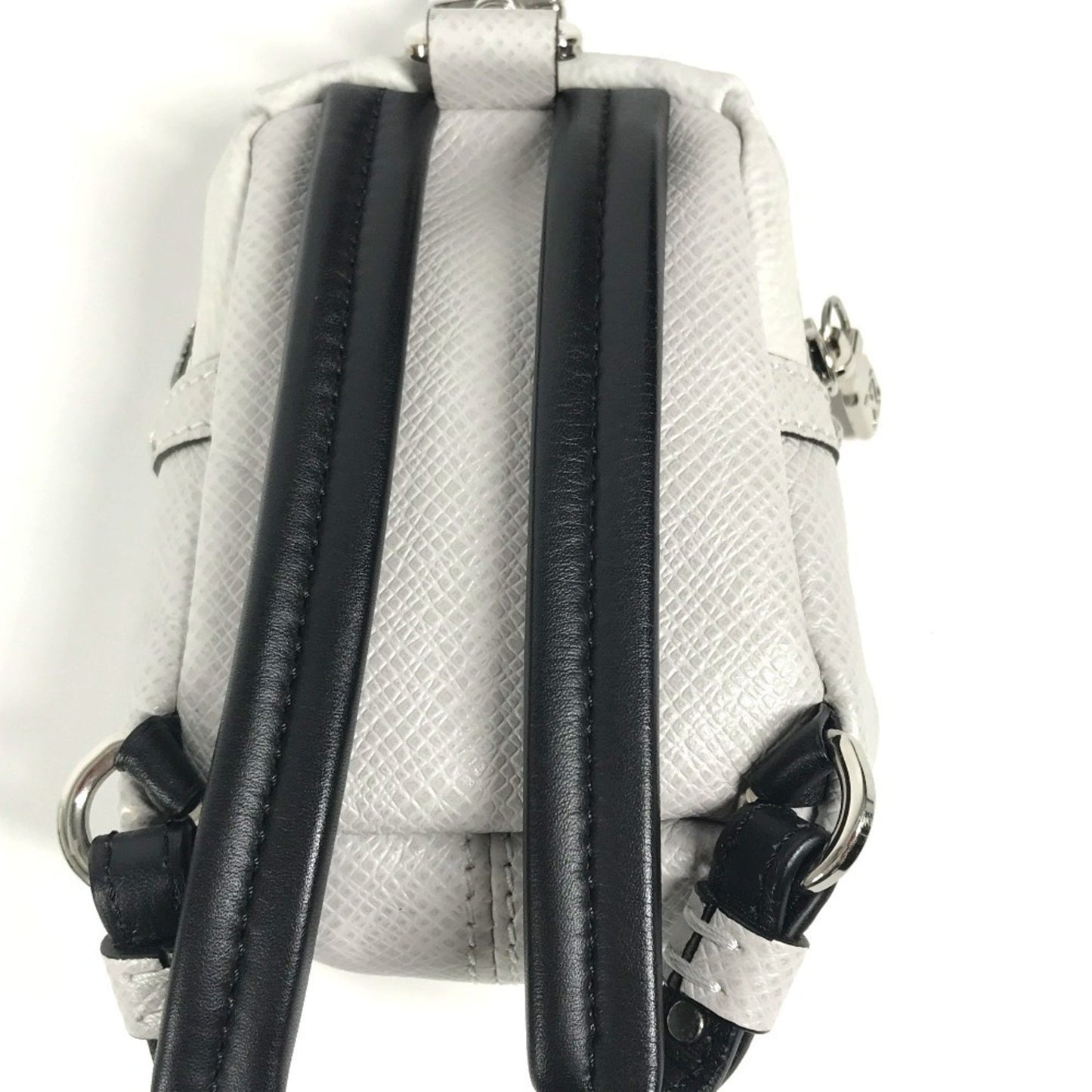 Louis Vuitton Pochette Clés, White, Canvas, wallet
