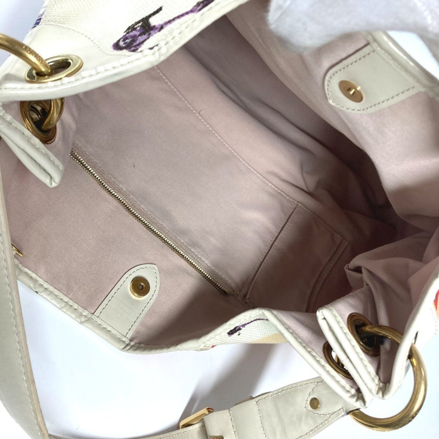 Louis Vuitton Galliera, Purple, Canvas, shoulder