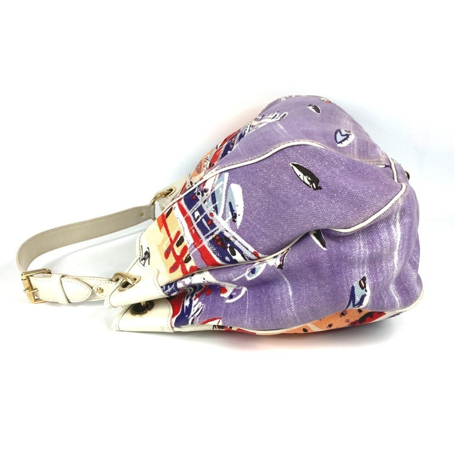 Louis Vuitton Galliera, Purple, Canvas, shoulder