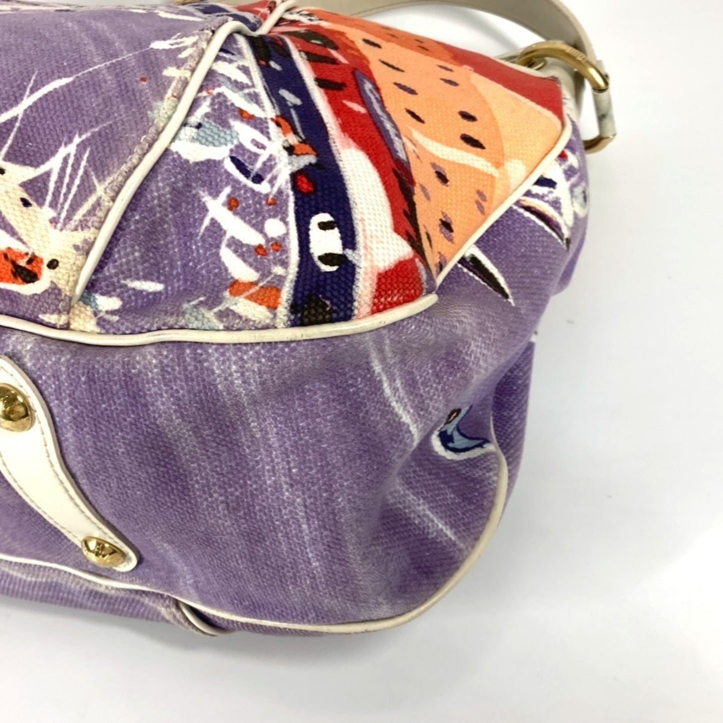 Louis Vuitton Galliera, Purple, Canvas, shoulder
