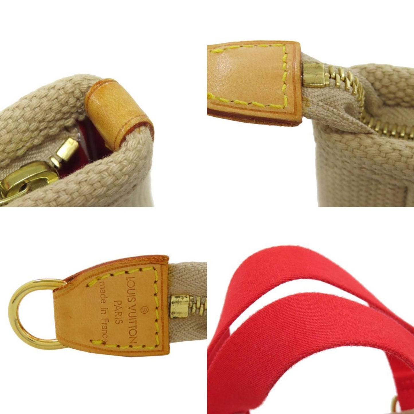 Louis Vuitton Antigua, Beige, Canvas, handbag