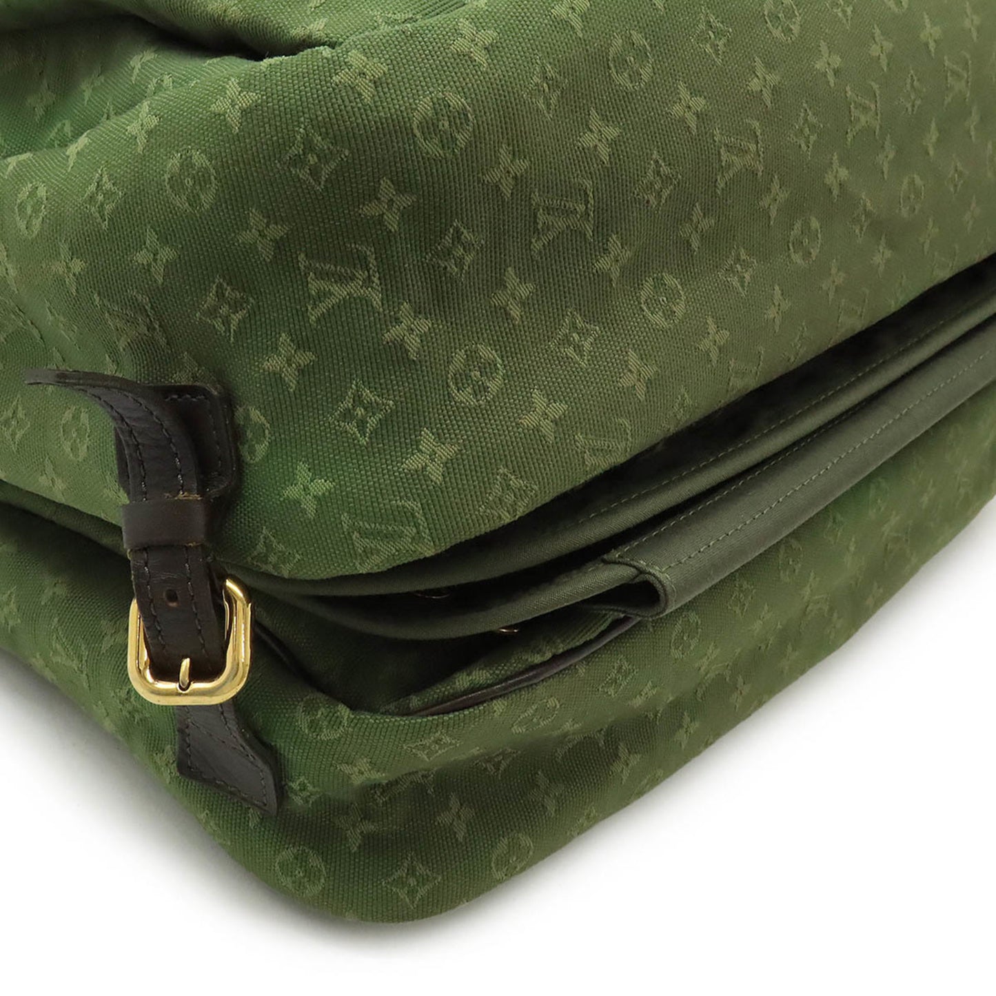Louis Vuitton Maman, Green, Canvas, shoulder