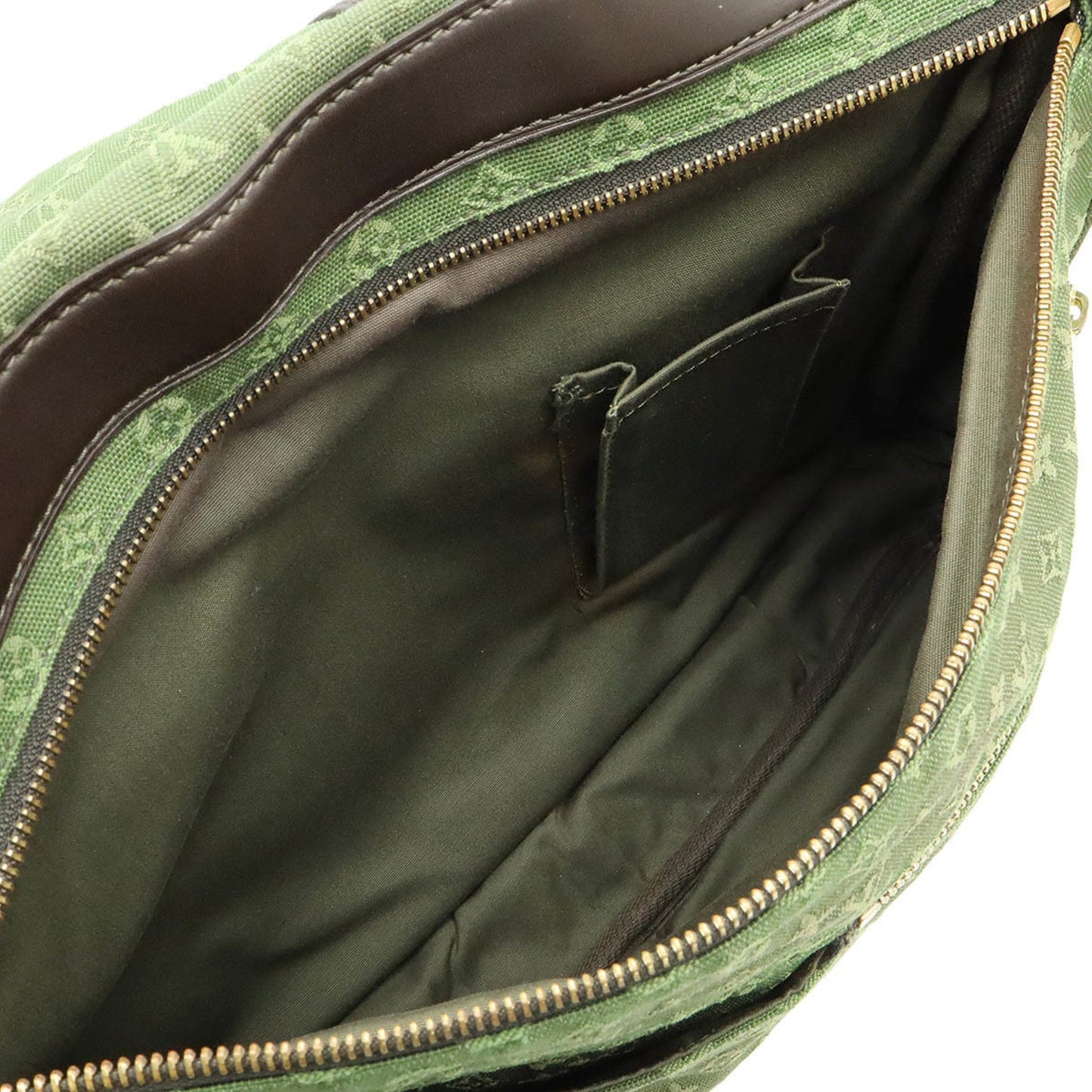 Louis Vuitton Maman, Green, Canvas, shoulder